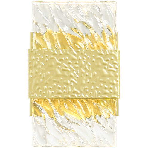 Carolina LED 5 inch Gold Leaf Wall Light