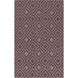 Lake Shore 36 X 24 inch Mauve Rug