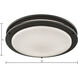 Clarion LED 15 inch Oil Rubbed Bronze Flush Mount Ceiling Light