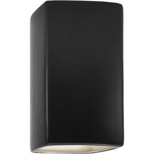 Ambiance 2 Light 7.25 inch Carbon Matte Black Wall Sconce Wall Light, Large