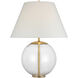 AERIN Morton 30.5 inch 15 watt Clear Glas Table Lamp Portable Light in Clear Glass, Large