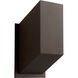 Uno 1 Light 9.25 inch Oiled Bronze Outdoor Wall Sconce