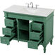 Lexington 42 X 22 X 35 inch Vintage Mint Vanity Sink Set