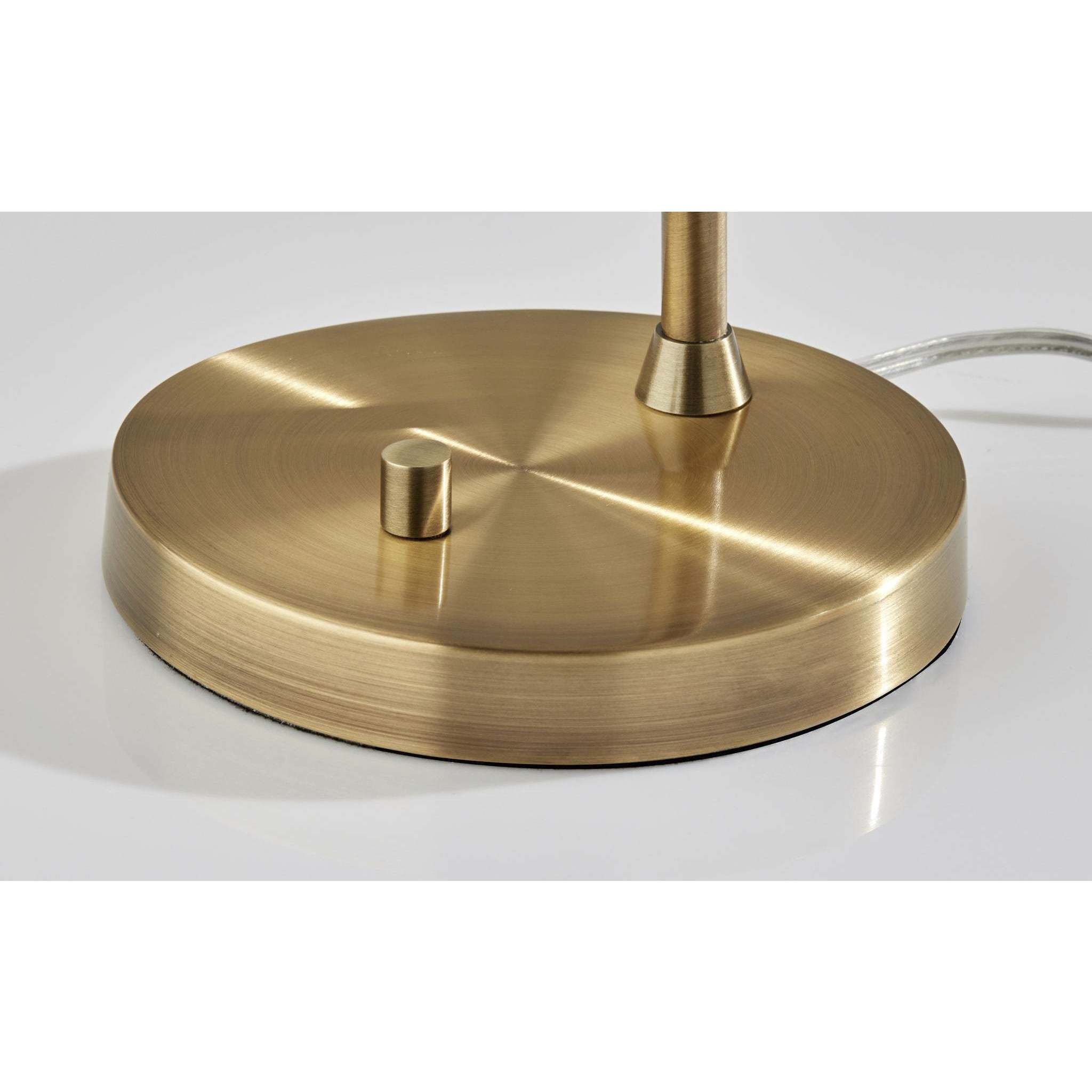 Camden 18.5 inch 60.00 watt Antique Brass Desk Lamp Portable Light