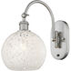 Ballston White Mouchette 1 Light 8.00 inch Wall Sconce