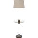 Lavaca 61 inch 150.00 watt Antique Silver Floor Lamp Portable Light
