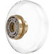 Cosmopolitan Wall Sconce / Ceiling Flush Mount Wall Light