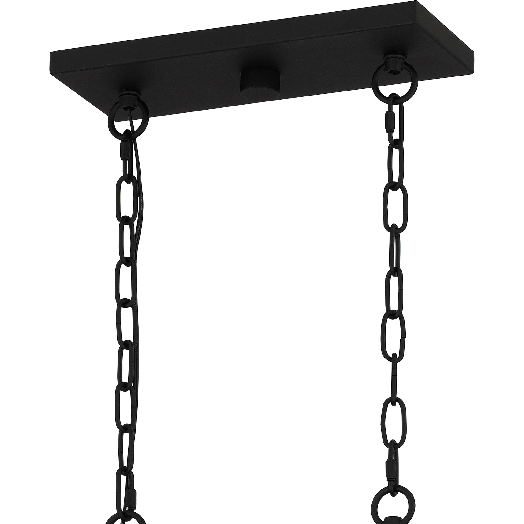 Chalamont 6 Light 36 inch Earth Black Island Light Ceiling Light