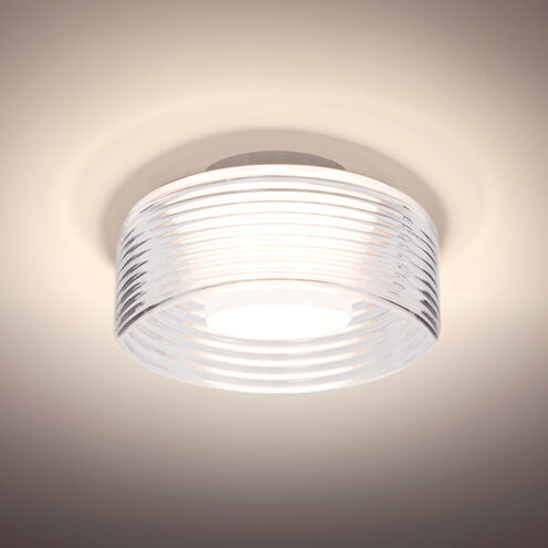 Belu LED 7.88 inch Black Flush Mount Ceiling Light