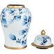 Floral 17.7 X 9.4 inch Ginger Jar