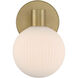 Fenton 1 Light 6 inch Legacy Brass Vanity Light Wall Light