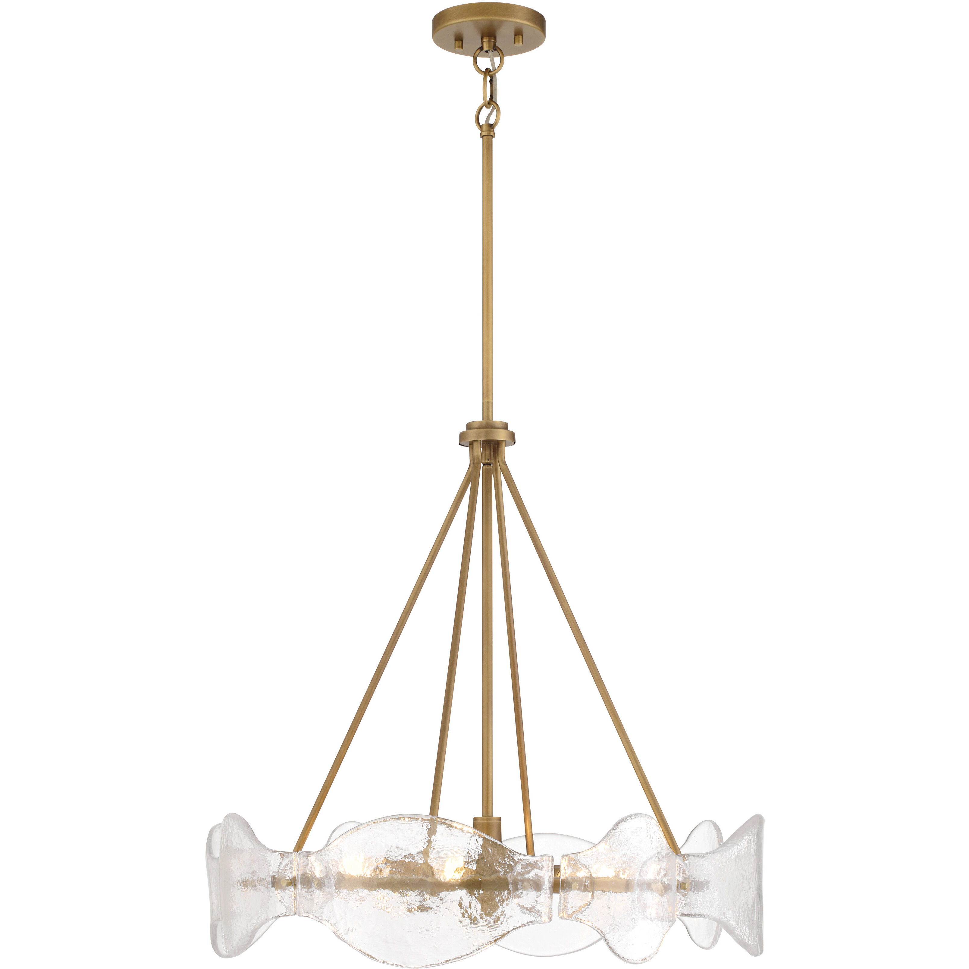Elora 6 Light 24 inch Legacy Brass Pendant Ceiling Light