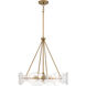 Elora 6 Light 24 inch Legacy Brass Pendant Ceiling Light