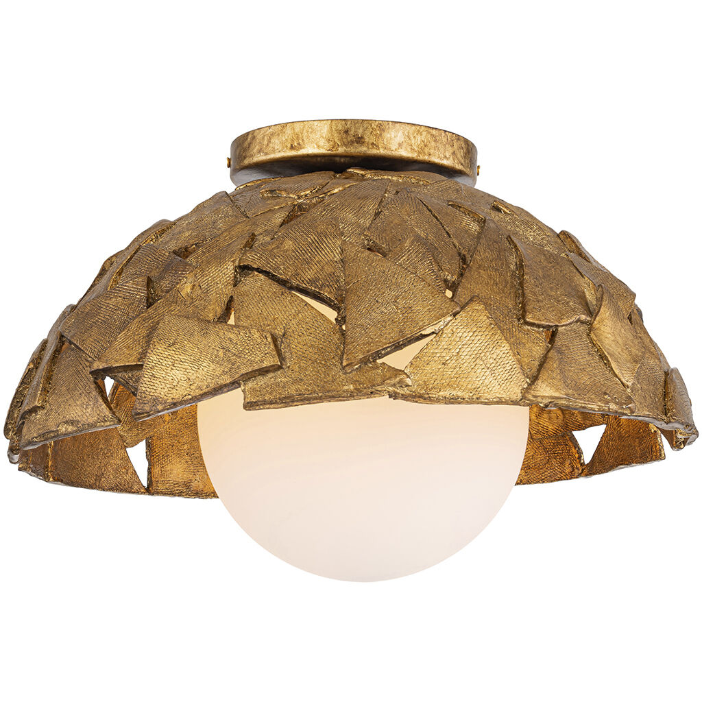 Lucas McKearn PD7410G 15 Mosaic Luxe 1 Light 16 inch Gold Pendant Flush Ceiling Light