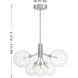 Contemporary LED 26.75 inch Brushed Nickel Chandelier Ceiling Light