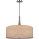 Eden 3 Light 22 inch Brushed Nickel Chandelier Ceiling Light