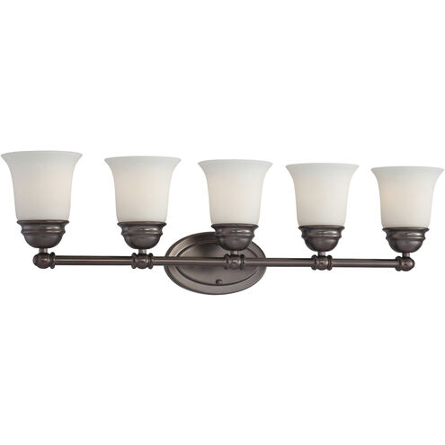 Bella 5 Light 31 inch Oil Rubbed Bronze Vanity Light Wall Light