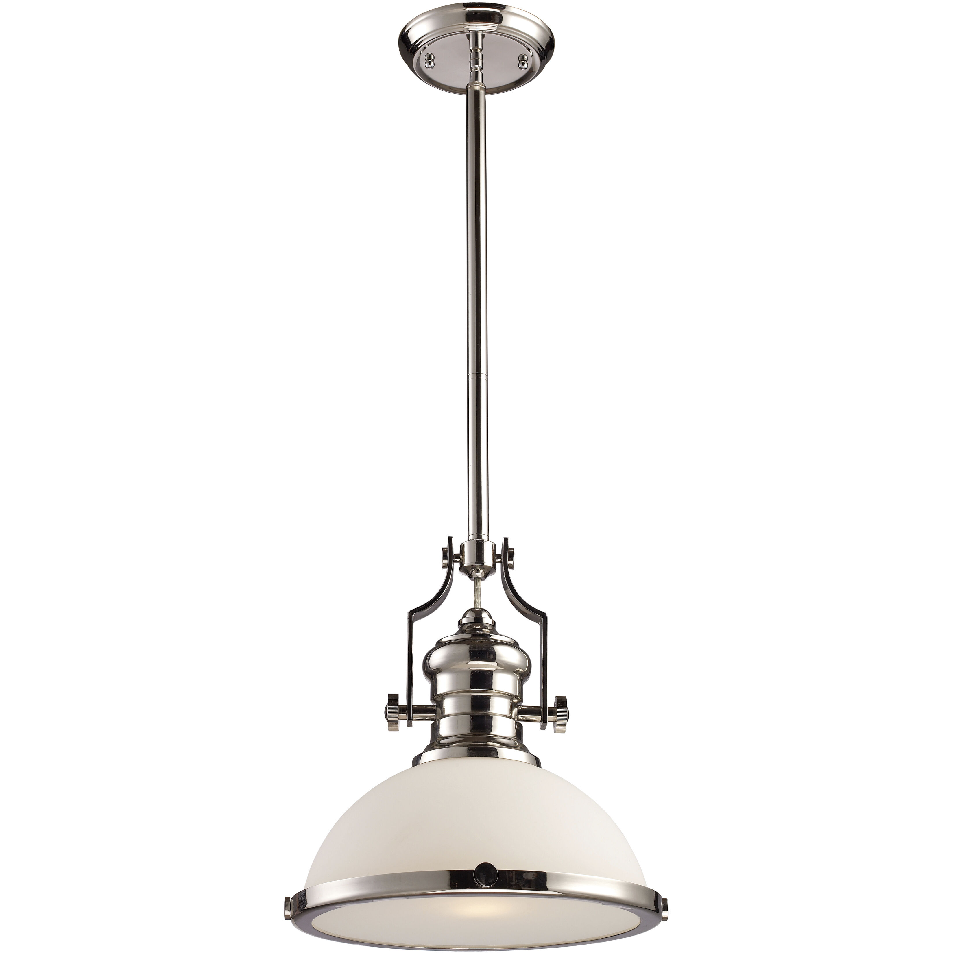 Chadwick 1 Light 13 inch Polished Nickel Pendant Ceiling Light