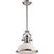 Chadwick 1 Light 13 inch Polished Nickel Pendant Ceiling Light