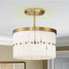 Coronelle 3 Light 16 inch Legacy Brass Convertible Semi-Flush Ceiling Light