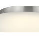 Drew & Jonathan Amir 1 Light 13 inch Brushed Nickel Flush Mount Ceiling Light