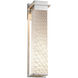 Fusion Wall Sconce Wall Light in Brushed Nickel, Weave Fusion