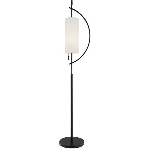 Renessa 64 inch 60.00 watt Black Floor Lamp Portable Light