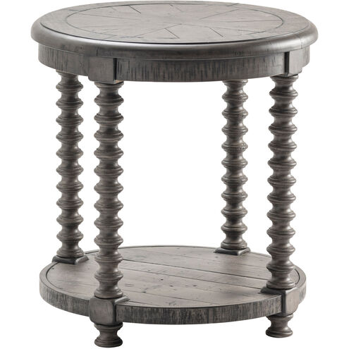 Pembroke Plantation 24 X 23 inch Dark Gray End Table