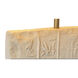 Hathor 30.71 inch 40.00 watt Sandstone with Brushed Brass Table Lamp Portable Light