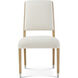 Origins Sesame Dining Side Chair, Wooden, Upholstered