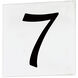 Address White Square Tile