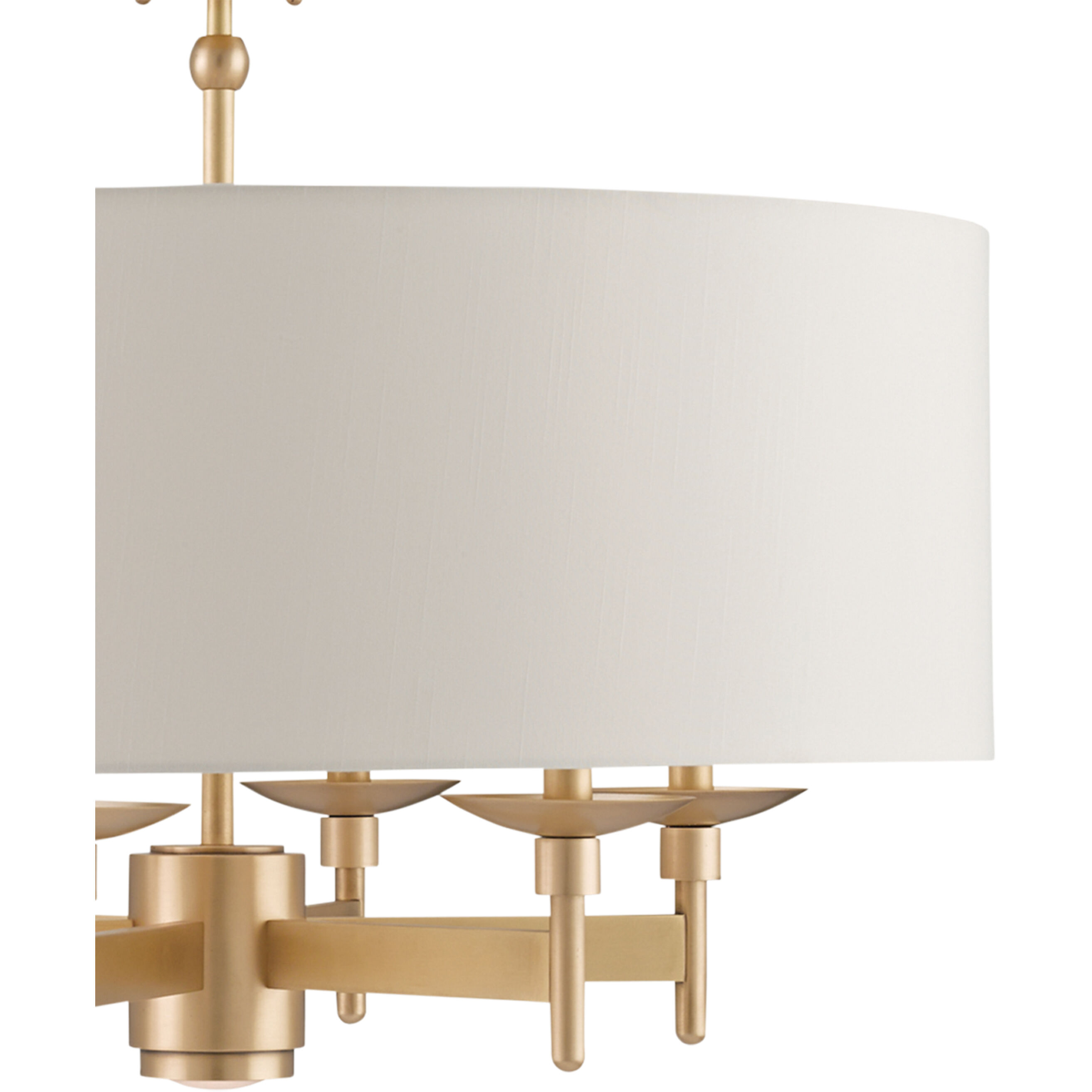 Bering 7 Light 28 inch Antique Brass Chandelier Ceiling Light, Semi-Flush Convertible
