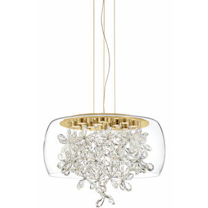 Destiny 12 Light 19.7 inch Aged Brass Chandelier Ceiling Light