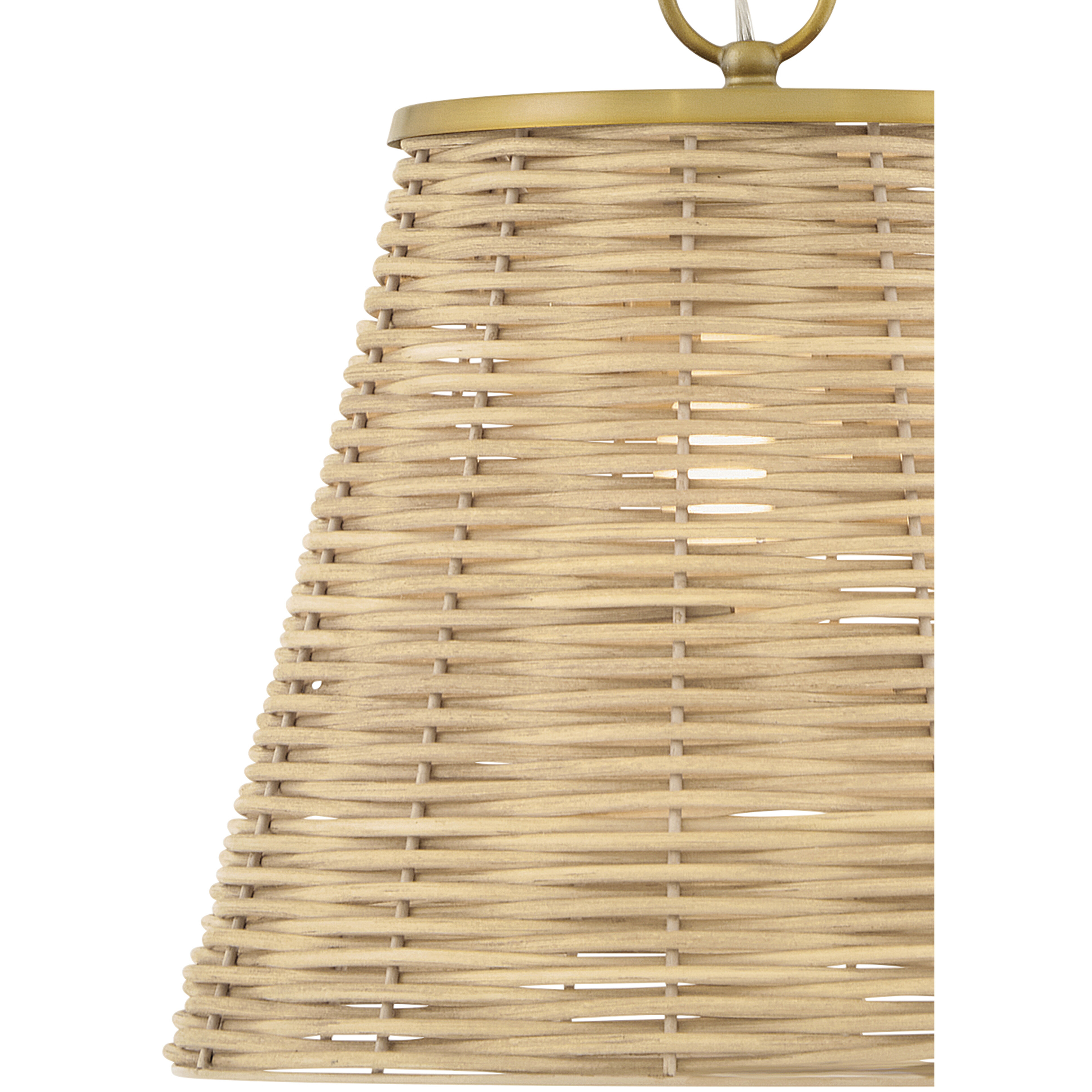 Brynn 1 Light 14 inch Lacquered Brass Pendant Ceiling Light