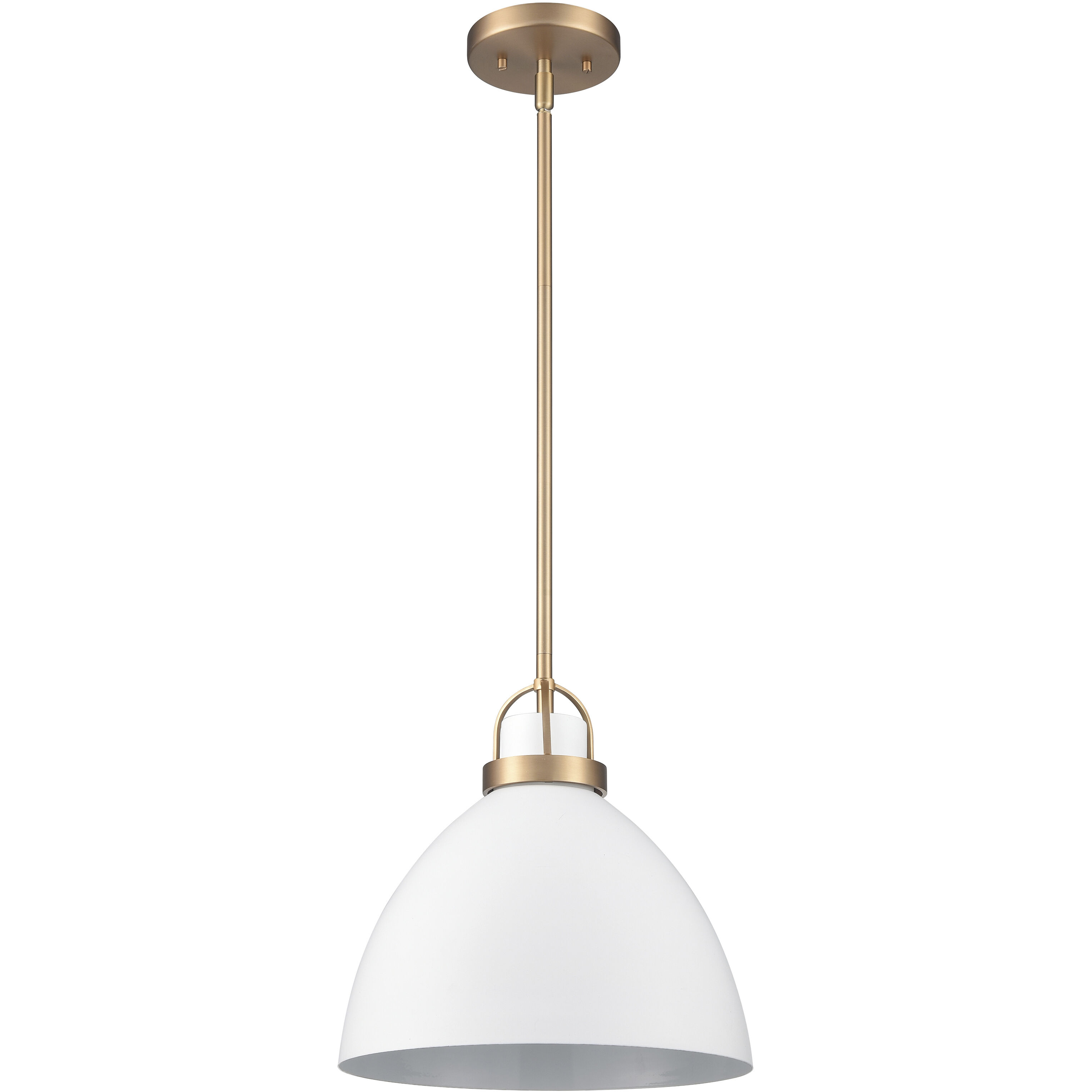Somerville 1 Light 12 inch Matte White Pendant Ceiling Light