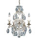 Renaissance 5 Light 14.5 inch Antique Silver Chandelier Ceiling Light in Heritage