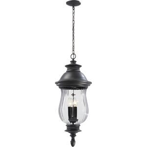 Newport 4 Light 12 inch Heritage Outdoor Chain Hung Lantern, Great Outdoors