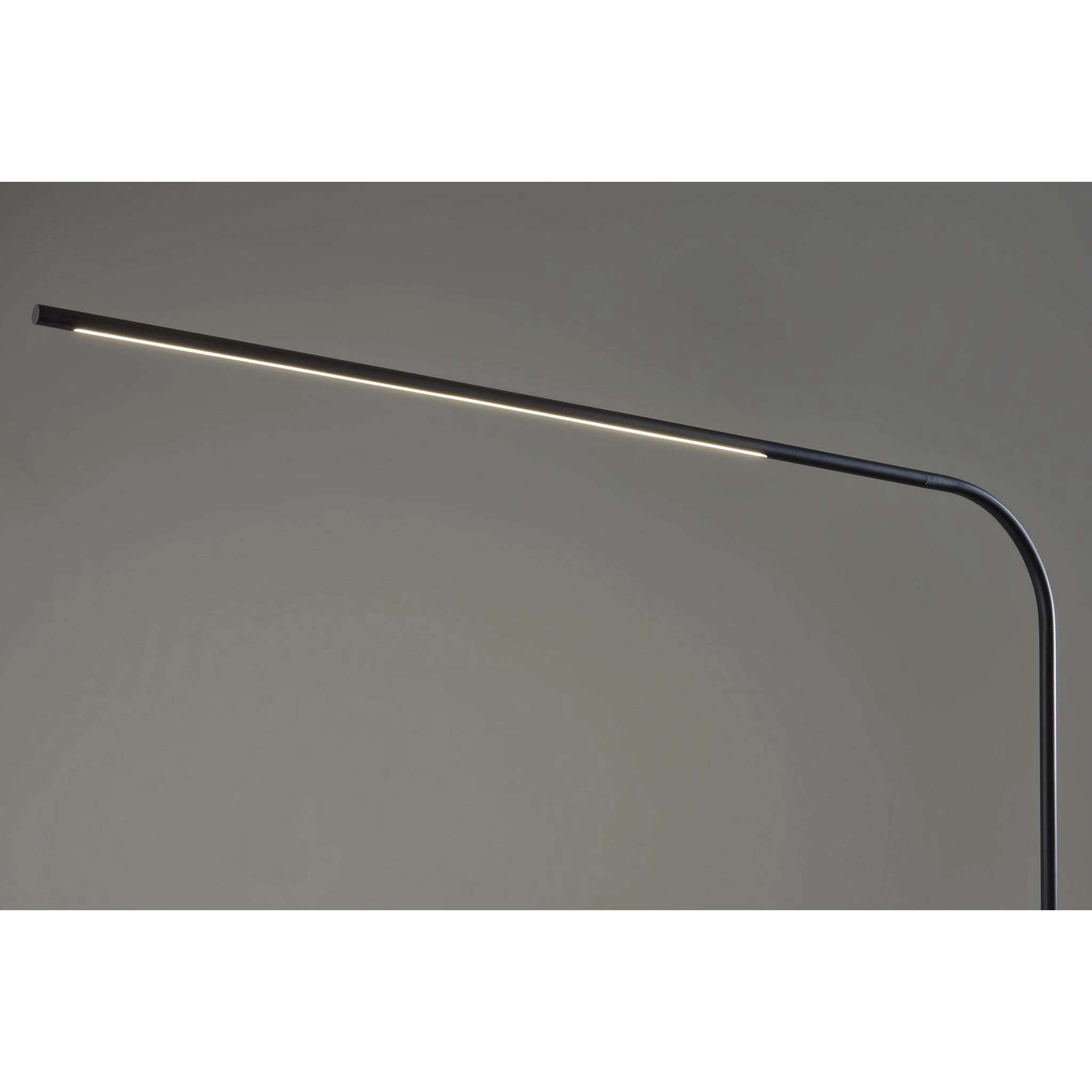 Cullen 74 inch 24.00 watt Black LED Arc Floor Lamp Portable Light, with Smart Switch