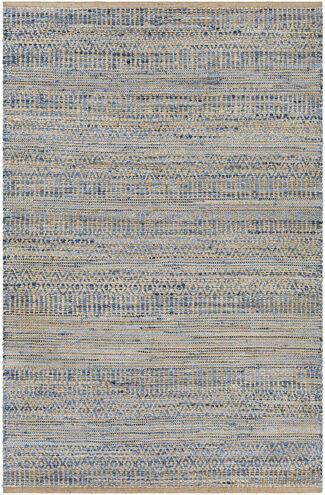 Lexington 36 X 24 inch Blue Rug in 2 x 3, Rectangle