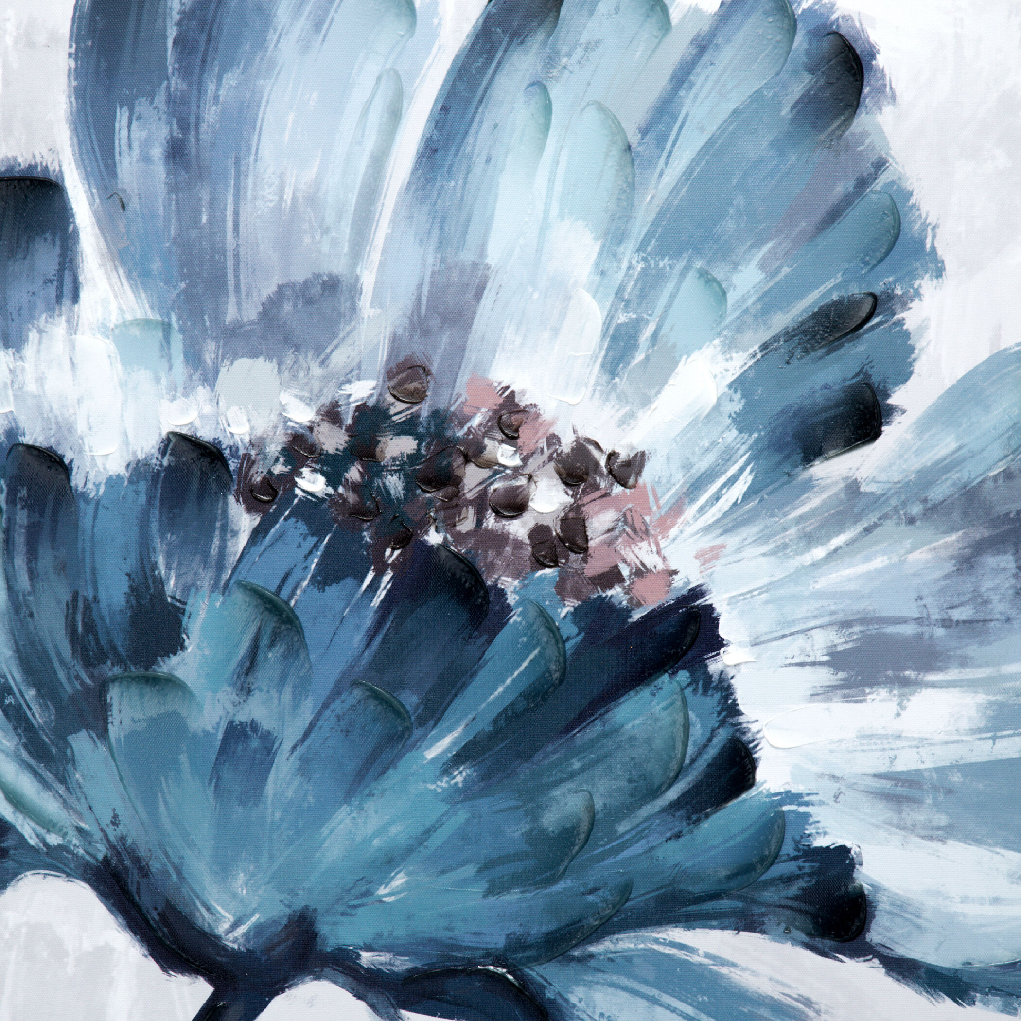 Anita Blue/White/Grey Wall Art