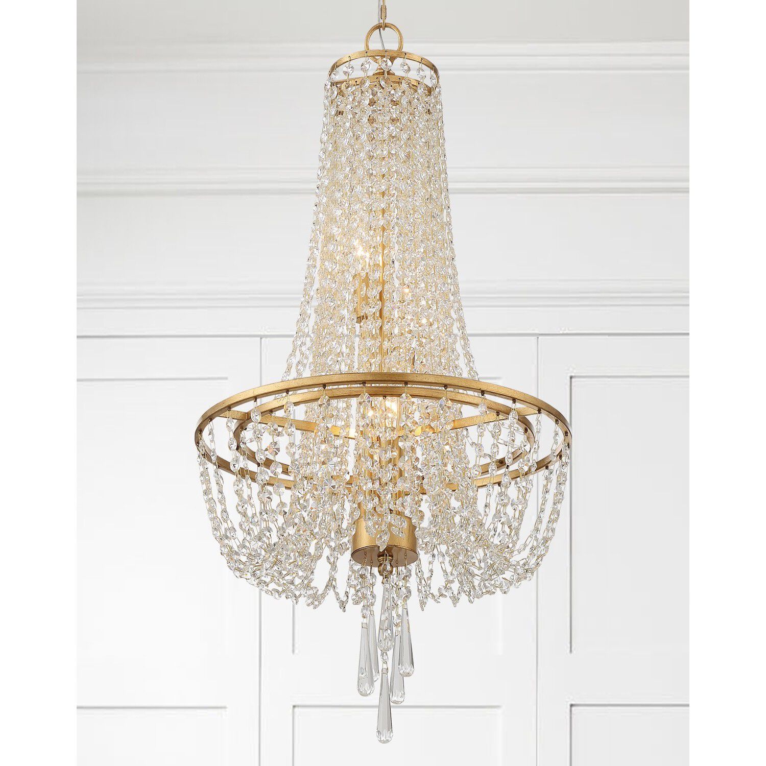 Arcadia 4 Light 18 inch Antique Gold Chandelier Ceiling Light