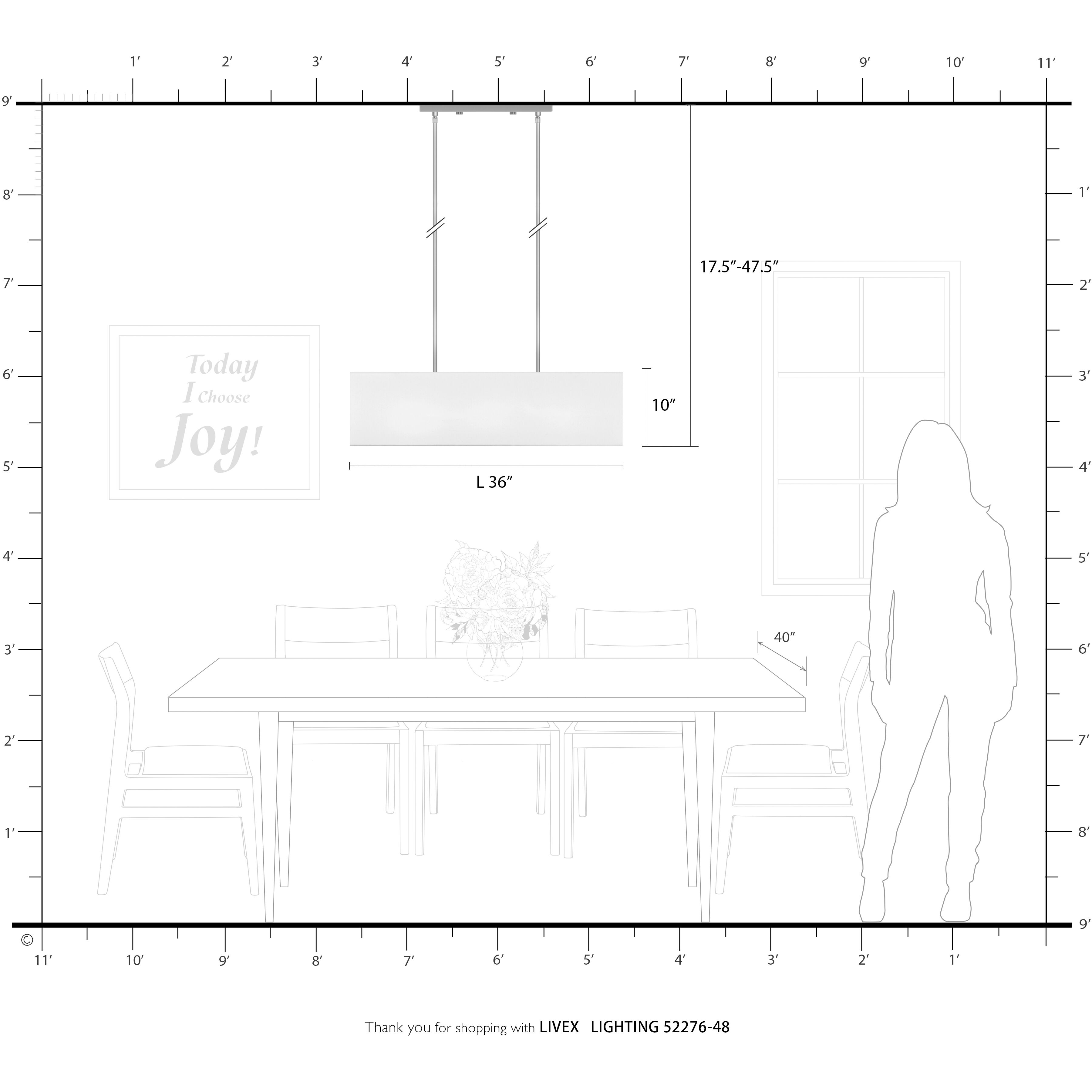 Summit 4 Light 36 inch Antique Gold Leaf Linear Chandelier Ceiling Light, Large