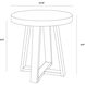 Devons 24.5 X 23.75 inch Grey / Medium Brown Side Table