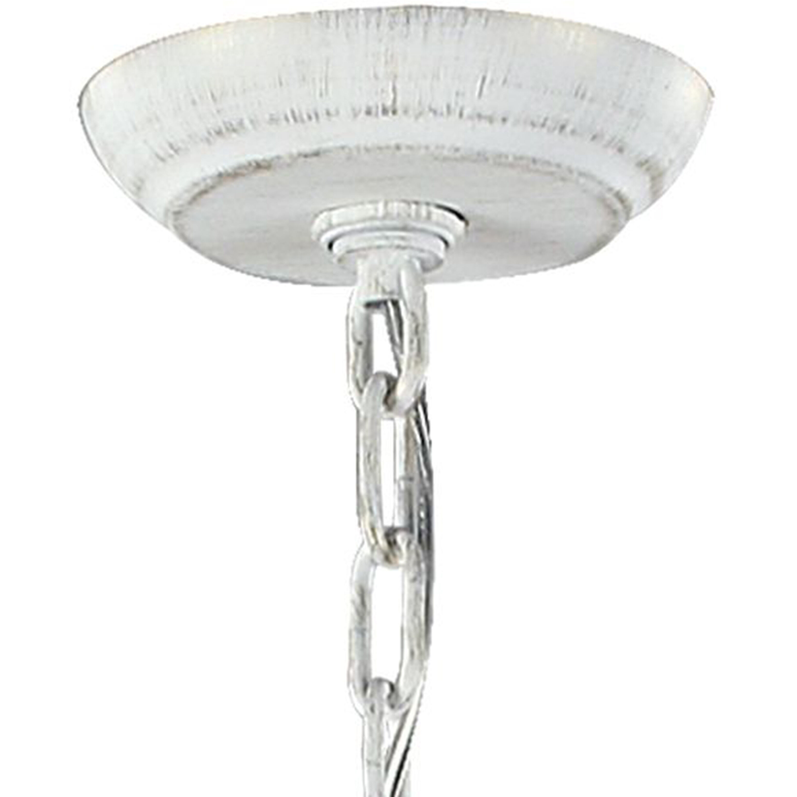 Circeo 4 Light 19 inch Antique White Chandelier Ceiling Light