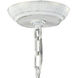 Circeo 4 Light 19 inch Antique White Chandelier Ceiling Light