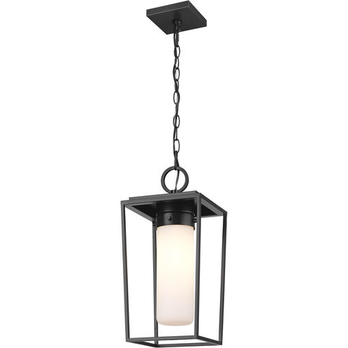 Sheridan 1 Light 8 inch Black Outdoor Chain Mount Ceiling Fixture