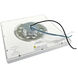 ModPLUS LED 8.5 inch Brushed Steel Flush Mount Ceiling Light, Square