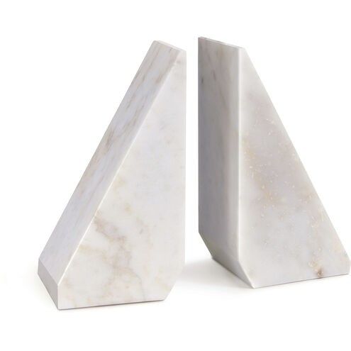 Othello 6.5 X 3.25 inch White Book Ends