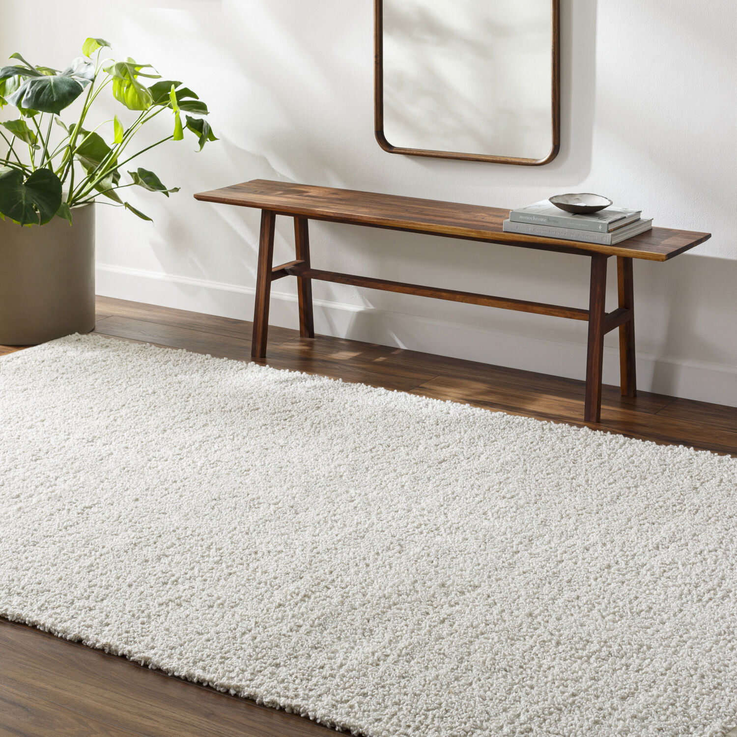 Boculette 36 X 24 inch Off-White Handmade Rug in 2 x 3, Rectangle
