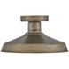 Forge 1 Light 12 inch Burnished Bronze Outdoor Ceiling, Coastal Elements